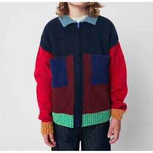 NEW BOBO CHOSES color block cardigan in multicolor
